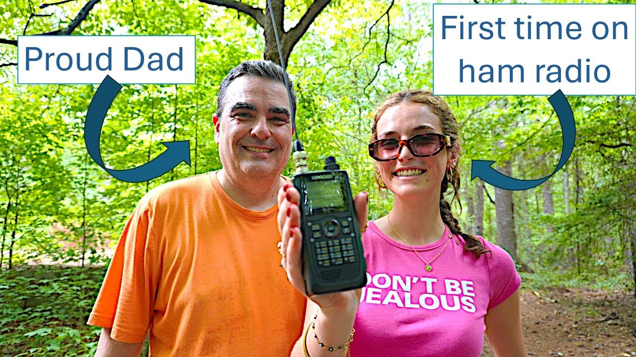 My Daughter’s first 2 meter ham radio experience!